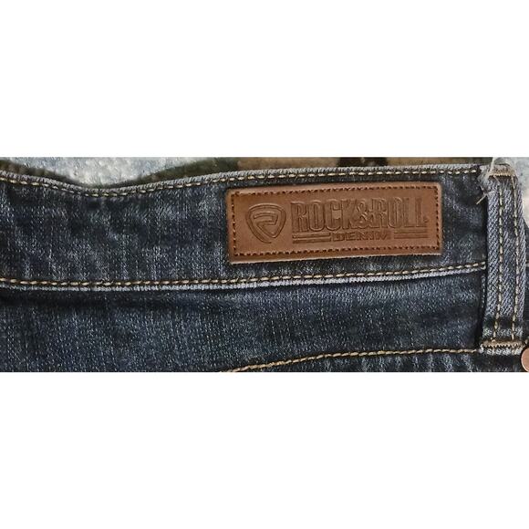 Rock&Roll High Rise Trouser Flare Leg Jeans Women's 32Wx32L - Picture 7 of 10